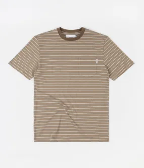 Parlez Helm Pocket T-Shirt - Brown