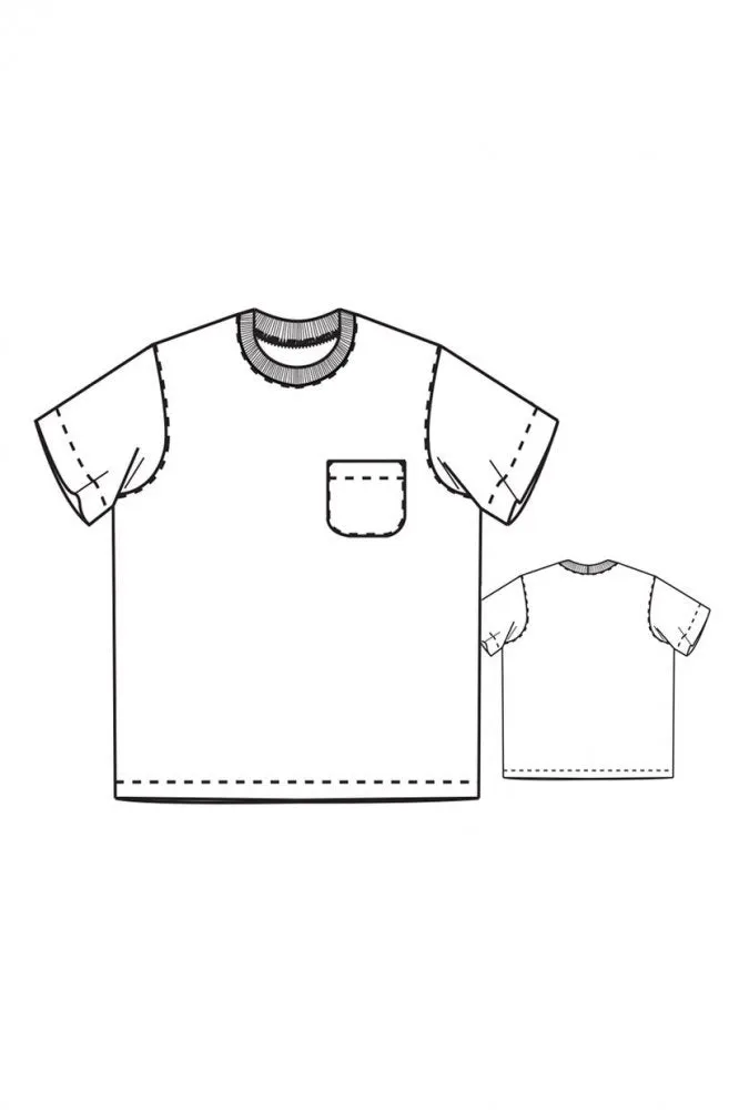PDF Pattern - Men's Tee Shirt | Merchant & Mills