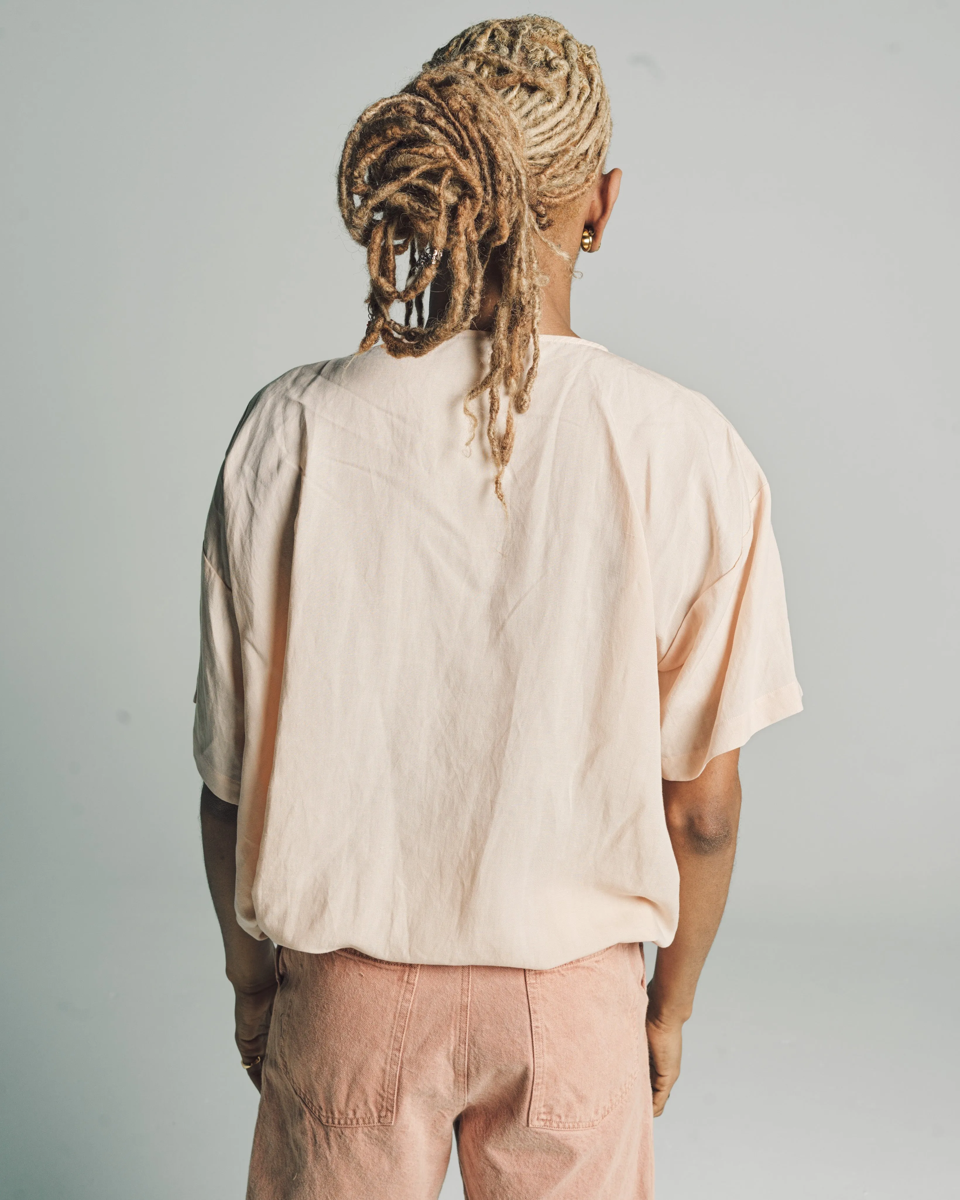 Pink Sand Linen & Tencel Friedrich Tee