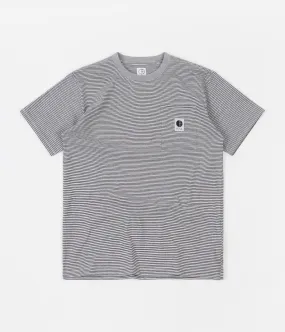 Polar Stripe Pocket T-Shirt - Grey