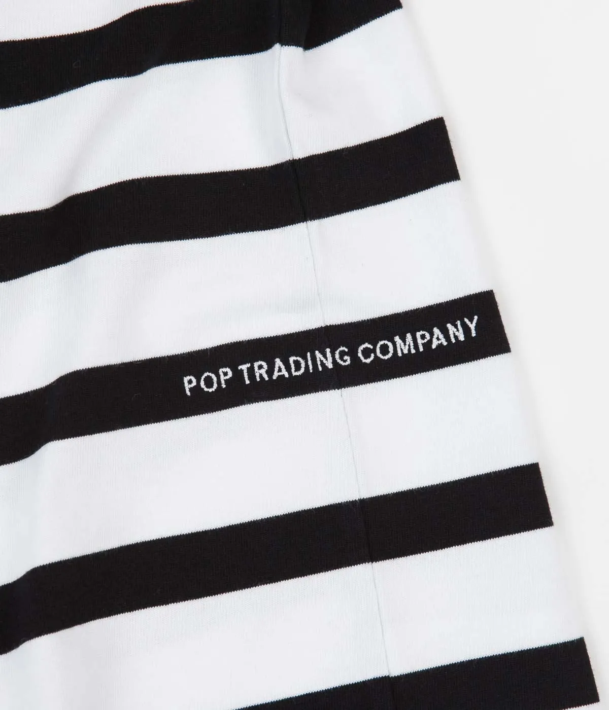 Pop Trading Company Miffy Striped Long Sleeve T-Shirt - Black / White