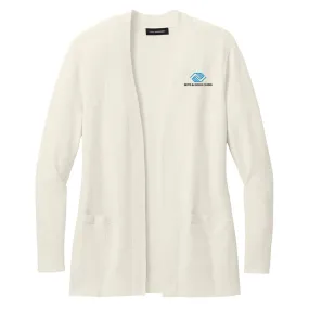 Port Authority Women's Easy Care Open-Front Cardigan Sweater - Oatmeal Heather Beige