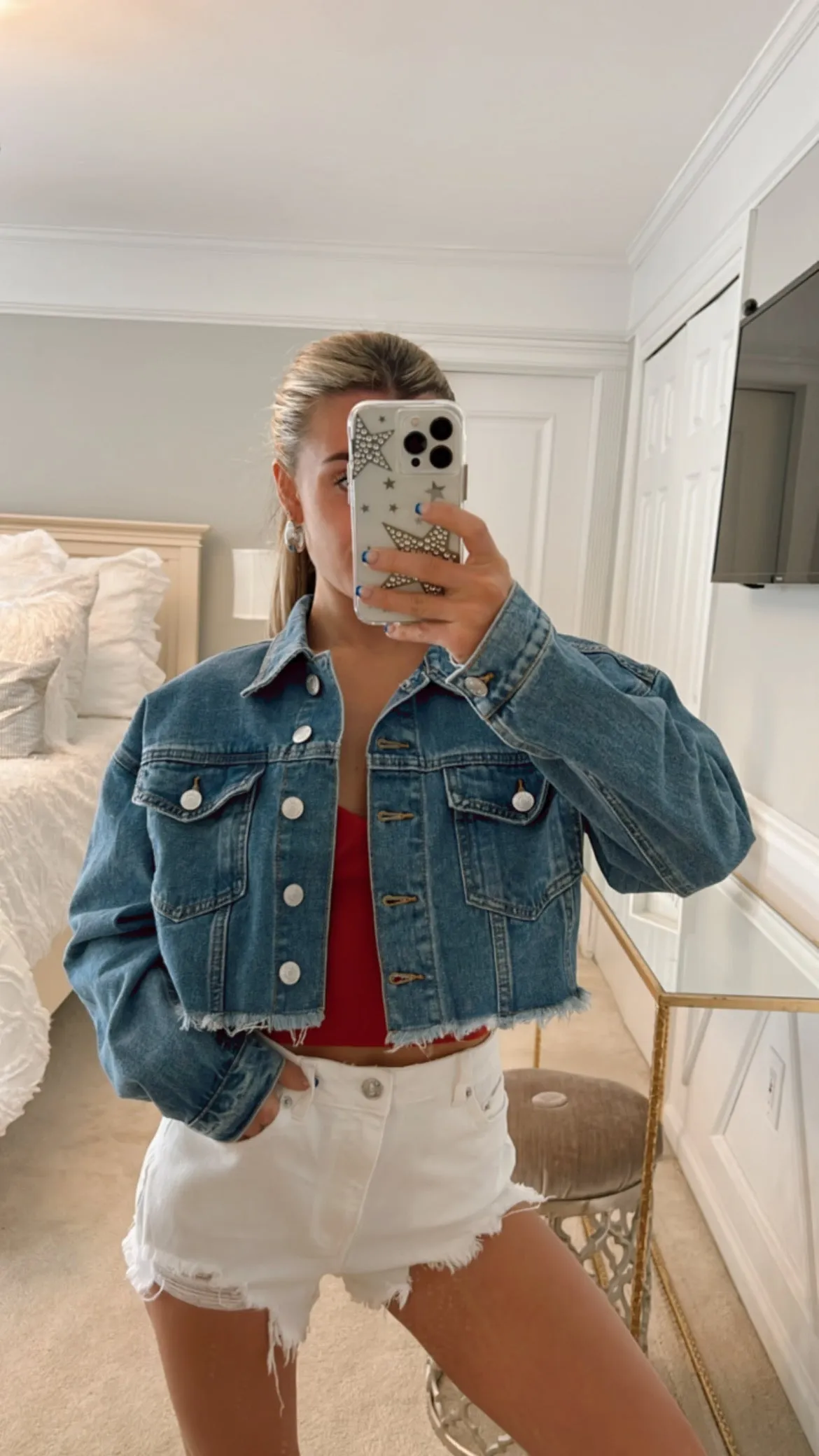 "Wild Tide" Blue Jean Jacket