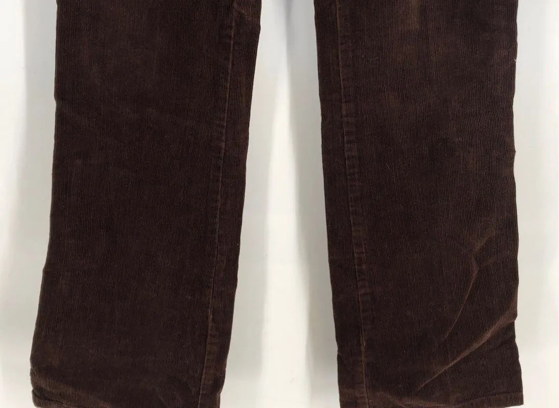 Ralph Lauren Women's Brown Corduroy Trouser Pants - Size 6