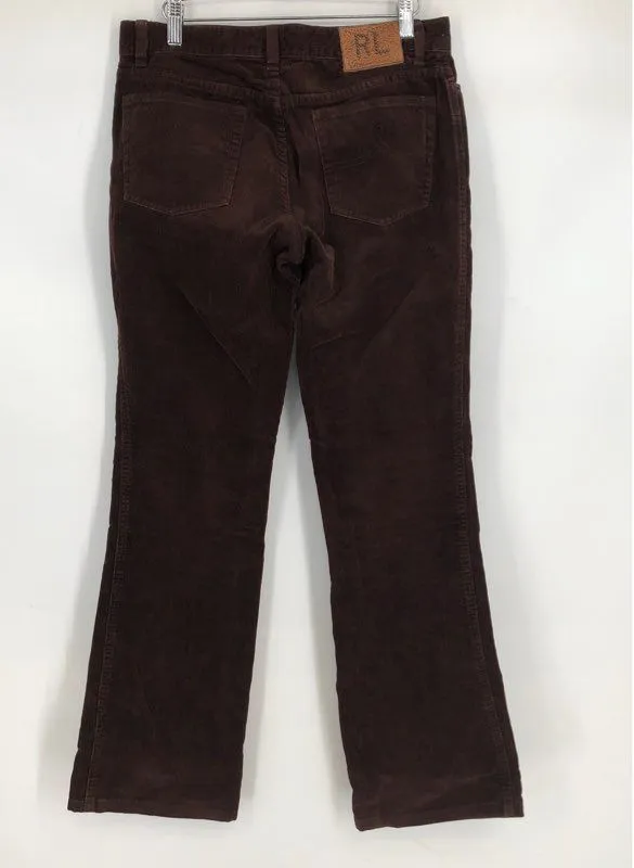 Ralph Lauren Women's Brown Corduroy Trouser Pants - Size 6