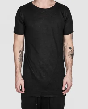 Raw cut linen t-shirt