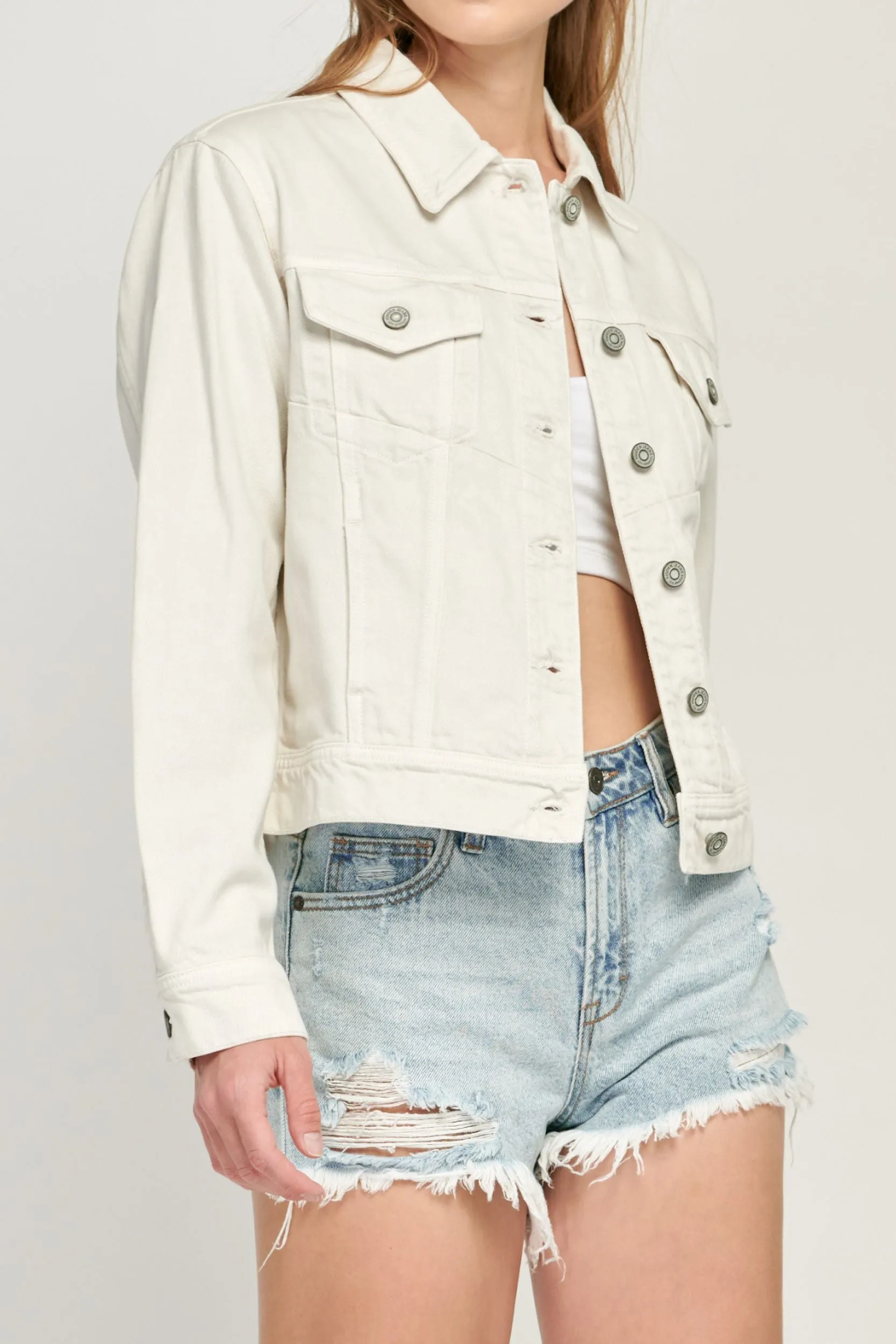 [REBEL] SEA SALT TRUCKER JACKET