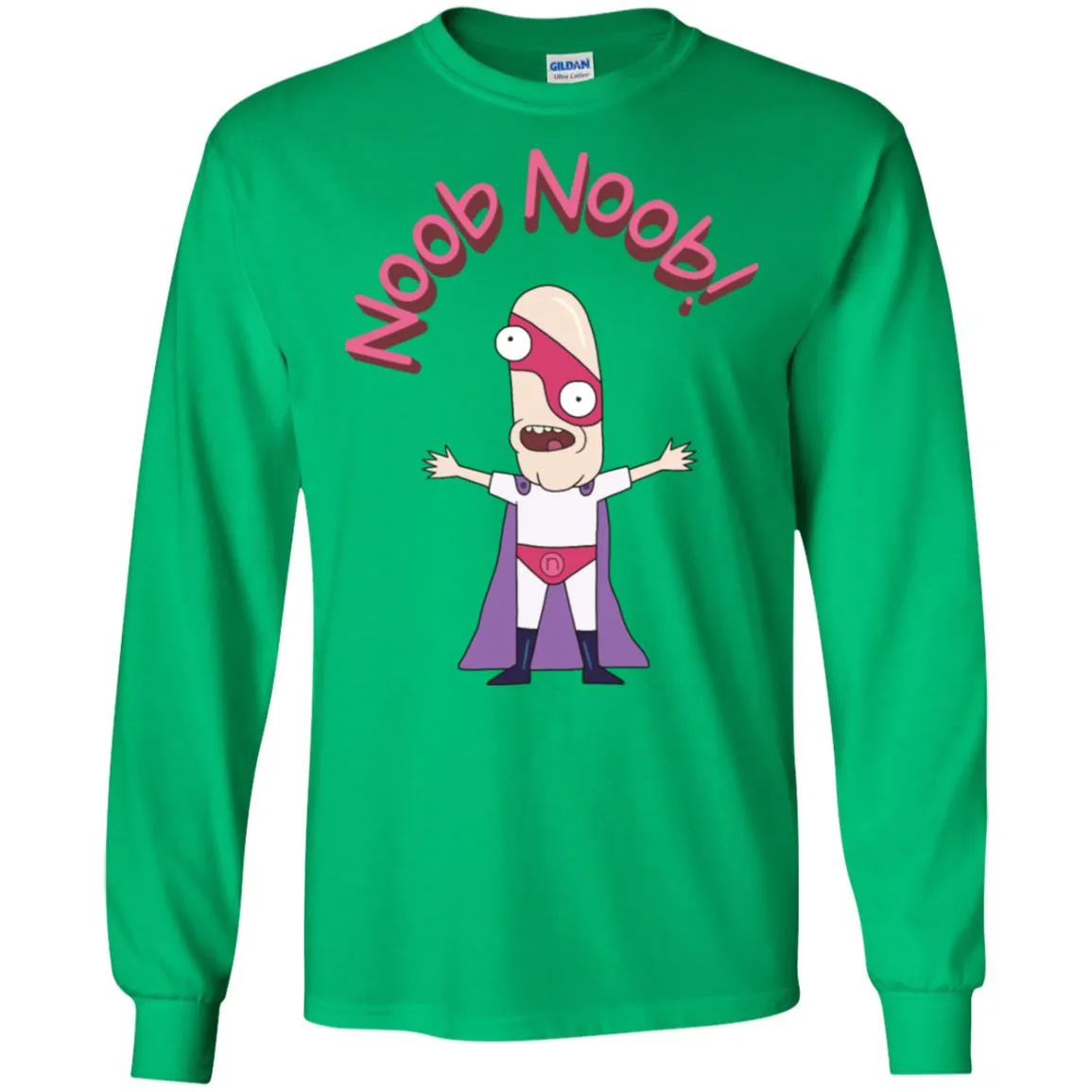 Rick And Morty Noob Noob Men Long SLeeve Shirt