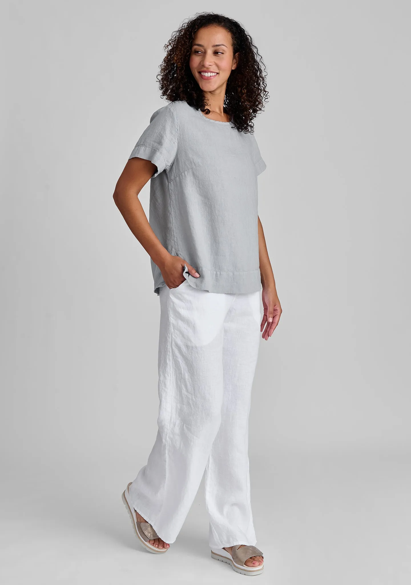 Roadie Tee - Linen T Shirt
