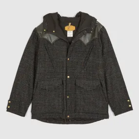 Rocky Mountain Featherbed Harris Tweed Short Parka Jacket wit Hood