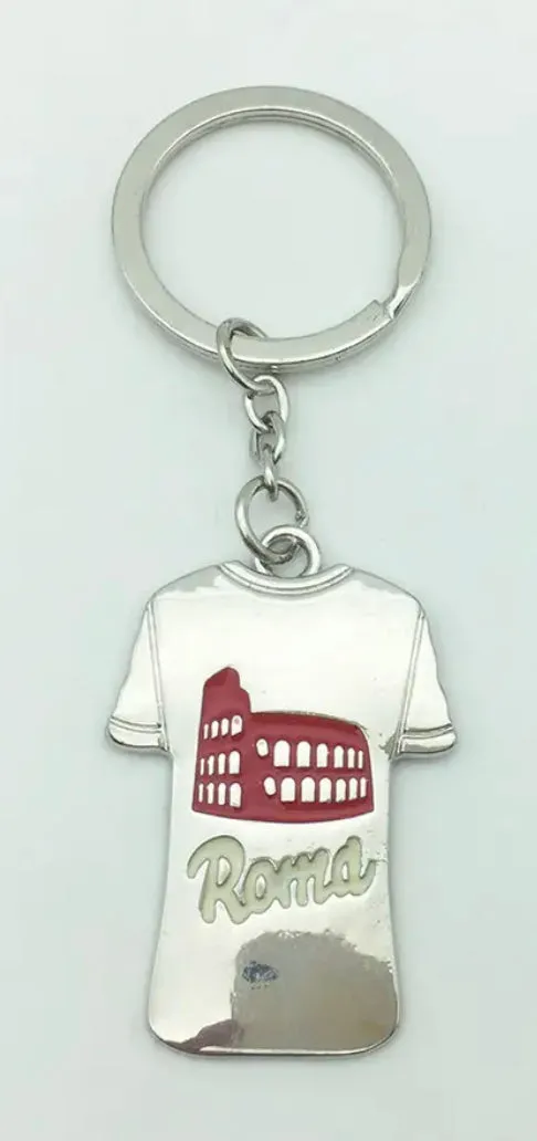 Rome Colosseum T-Shirt Keyring Fancy Premium Quality