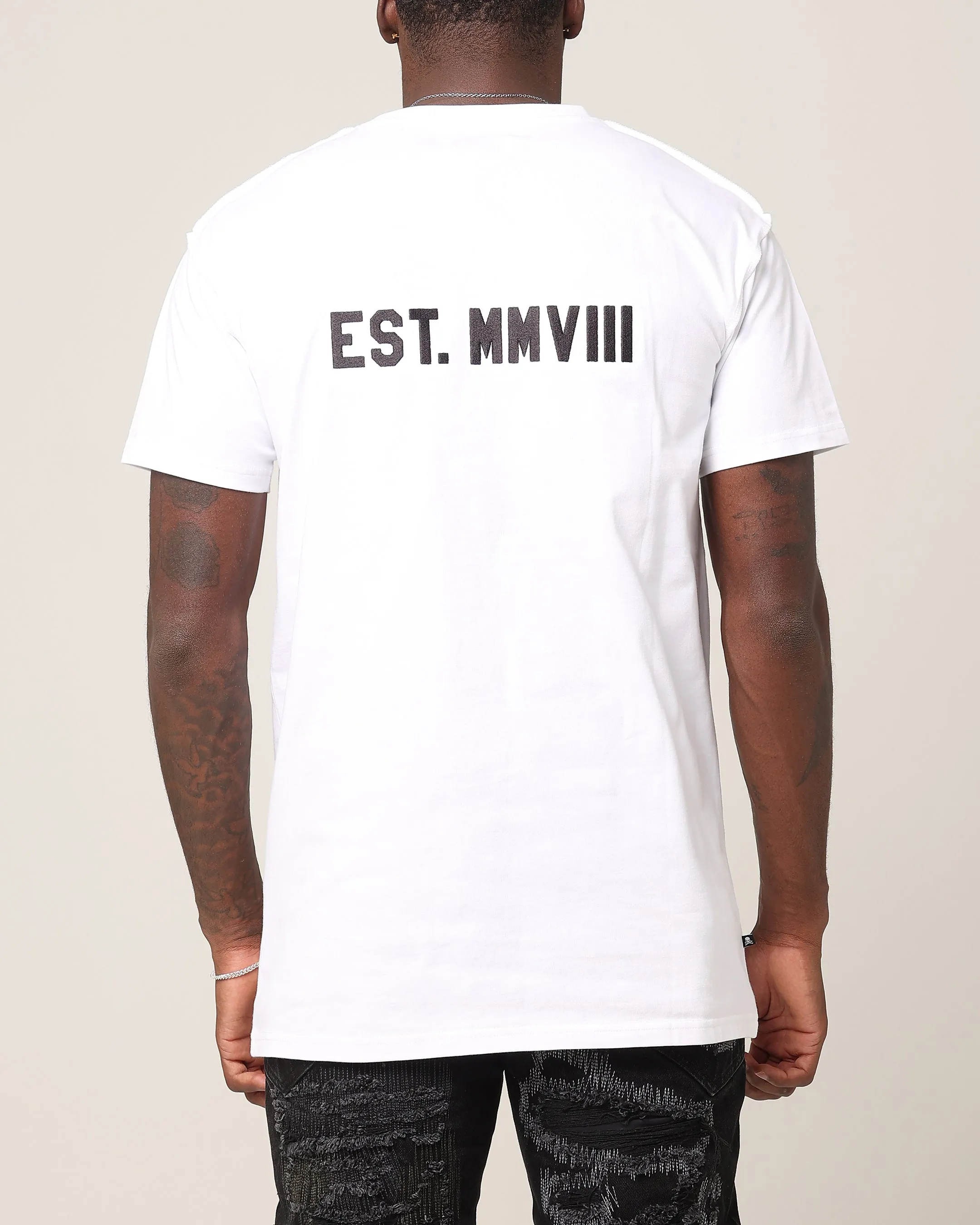 Saint Morta Yearbook Lafayette T-Shirt White/Black