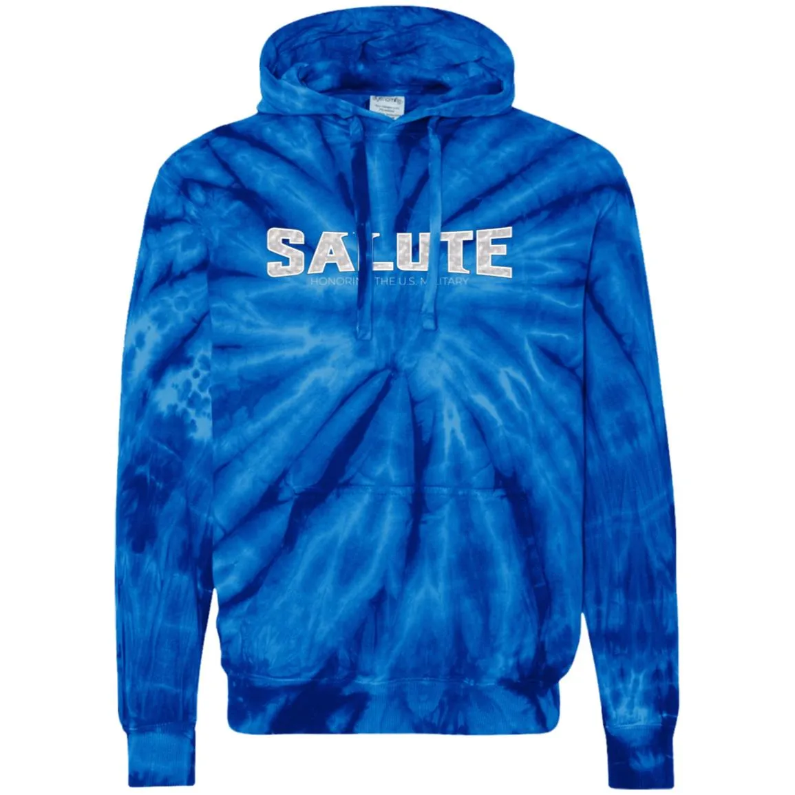 Salute - Unisex Tie-Dyed Pullover Hoodie