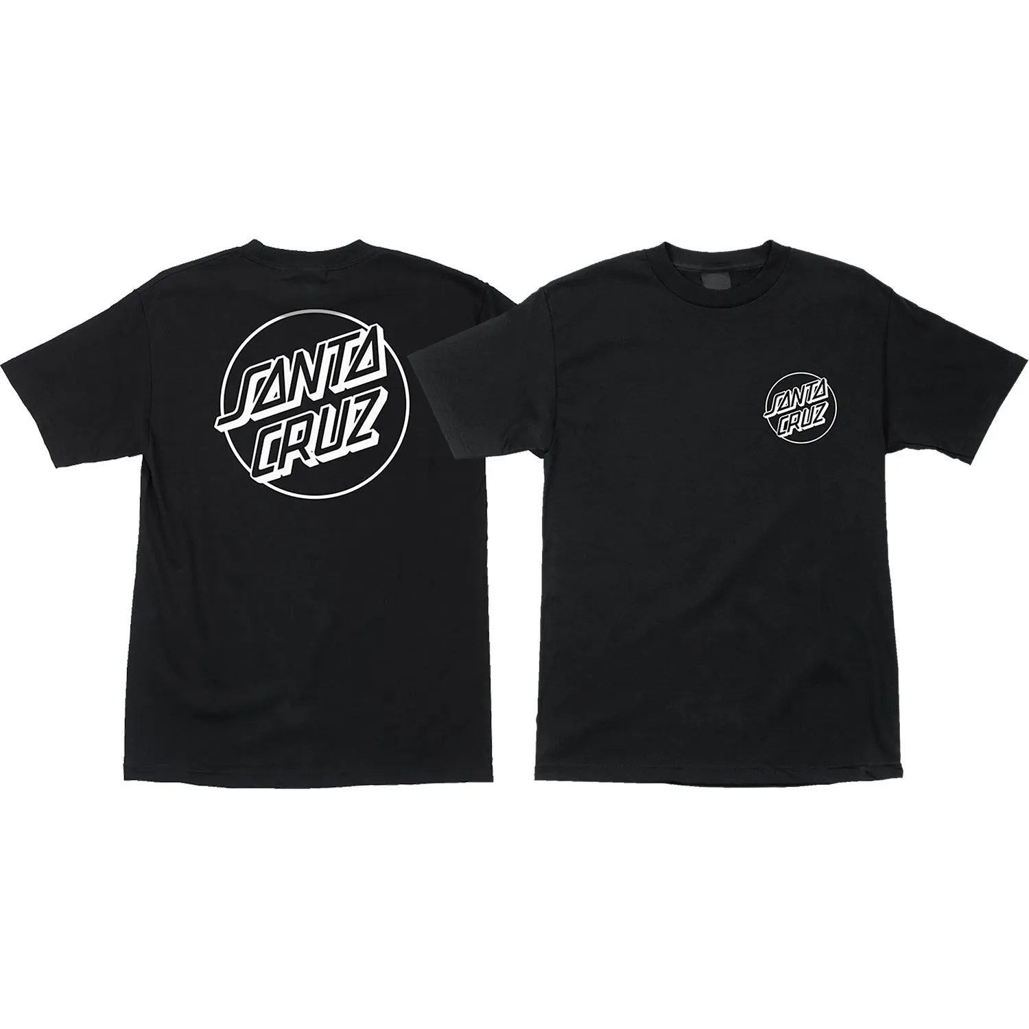 Santa Cruz Octopus Dot T-Shirt Medium - Black/White