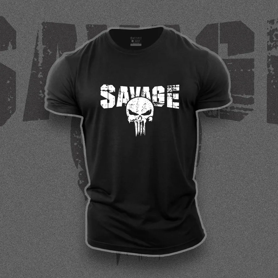 Savage Skull Men's T-shirts