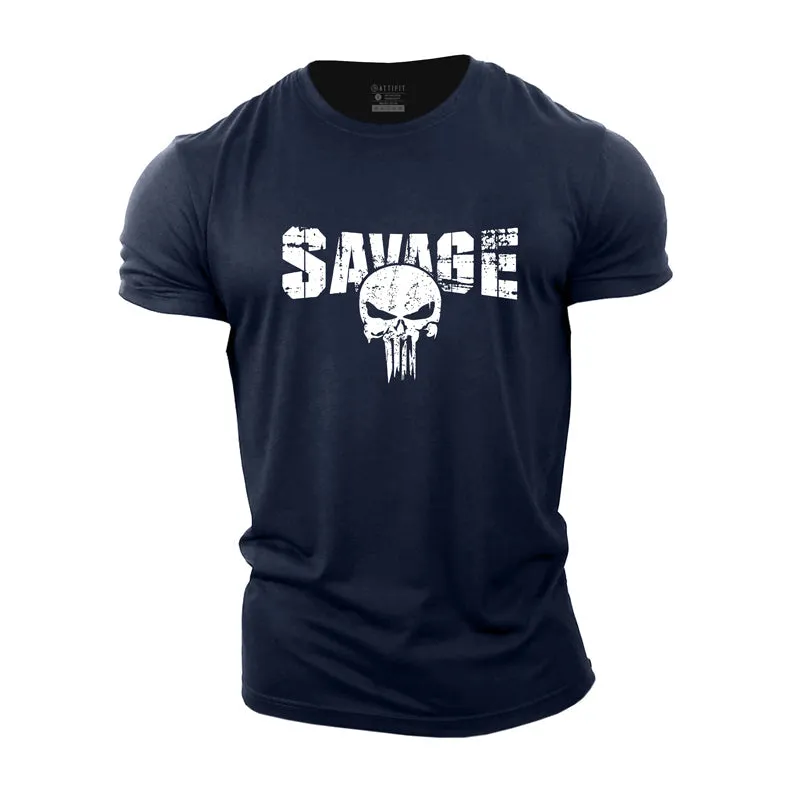 Savage Skull Men's T-shirts
