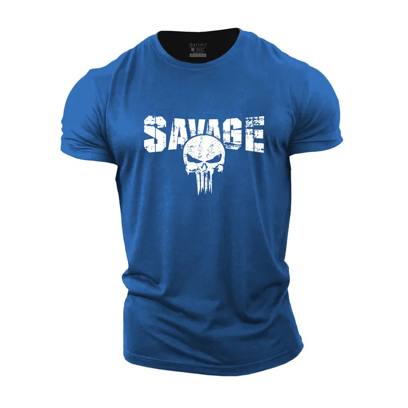 Savage Skull Men's T-shirts