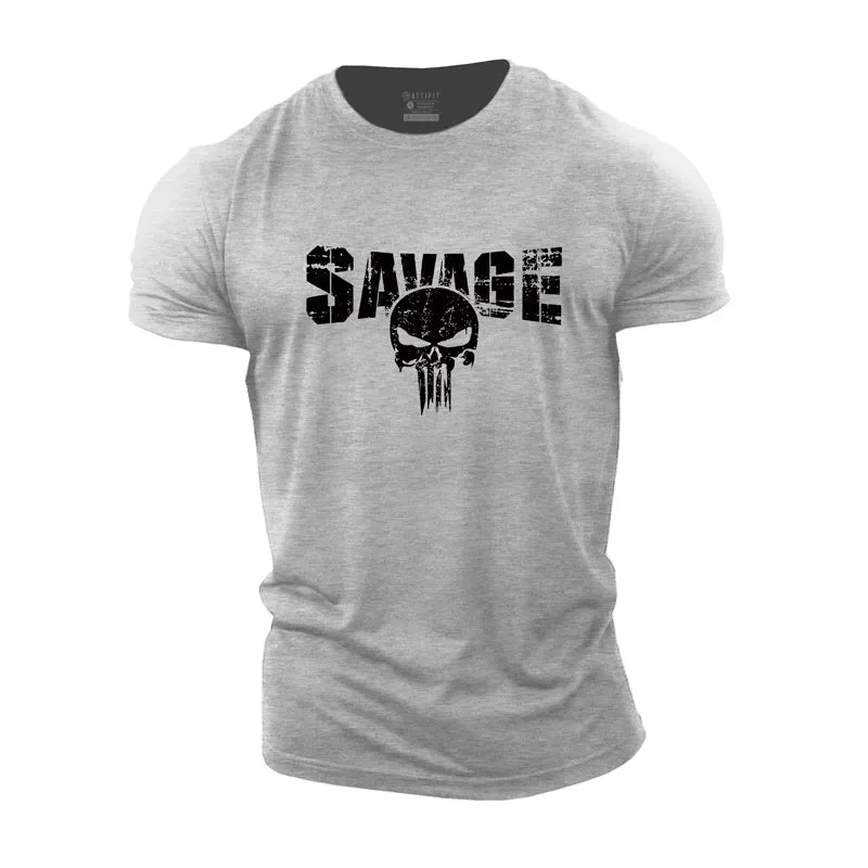 Savage Skull Men's T-shirts