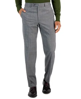 Sean John Mens Classic fit Dress Pants 36 / 32 Grey Plaid