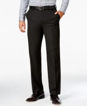 Sean John Mens Classic fit Dress Pants 40 / 32 Black Solid