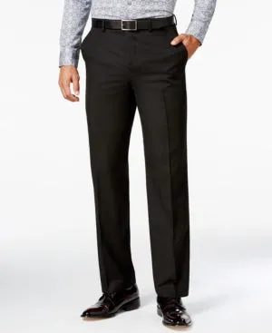 Sean John Mens Classic fit Dress Pants 40 / 32 Black Solid