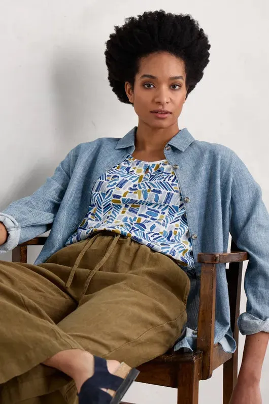 Seasalt Appletree T-Shirt - Hedging Marks Saltwater