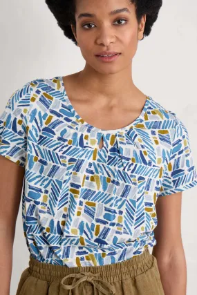 Seasalt Appletree T-Shirt - Hedging Marks Saltwater