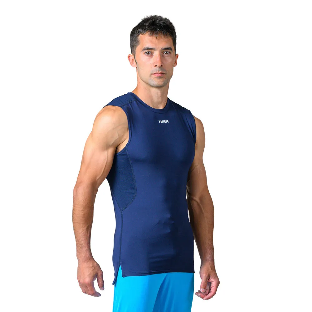 Senior Origins Compression Tank - Navy