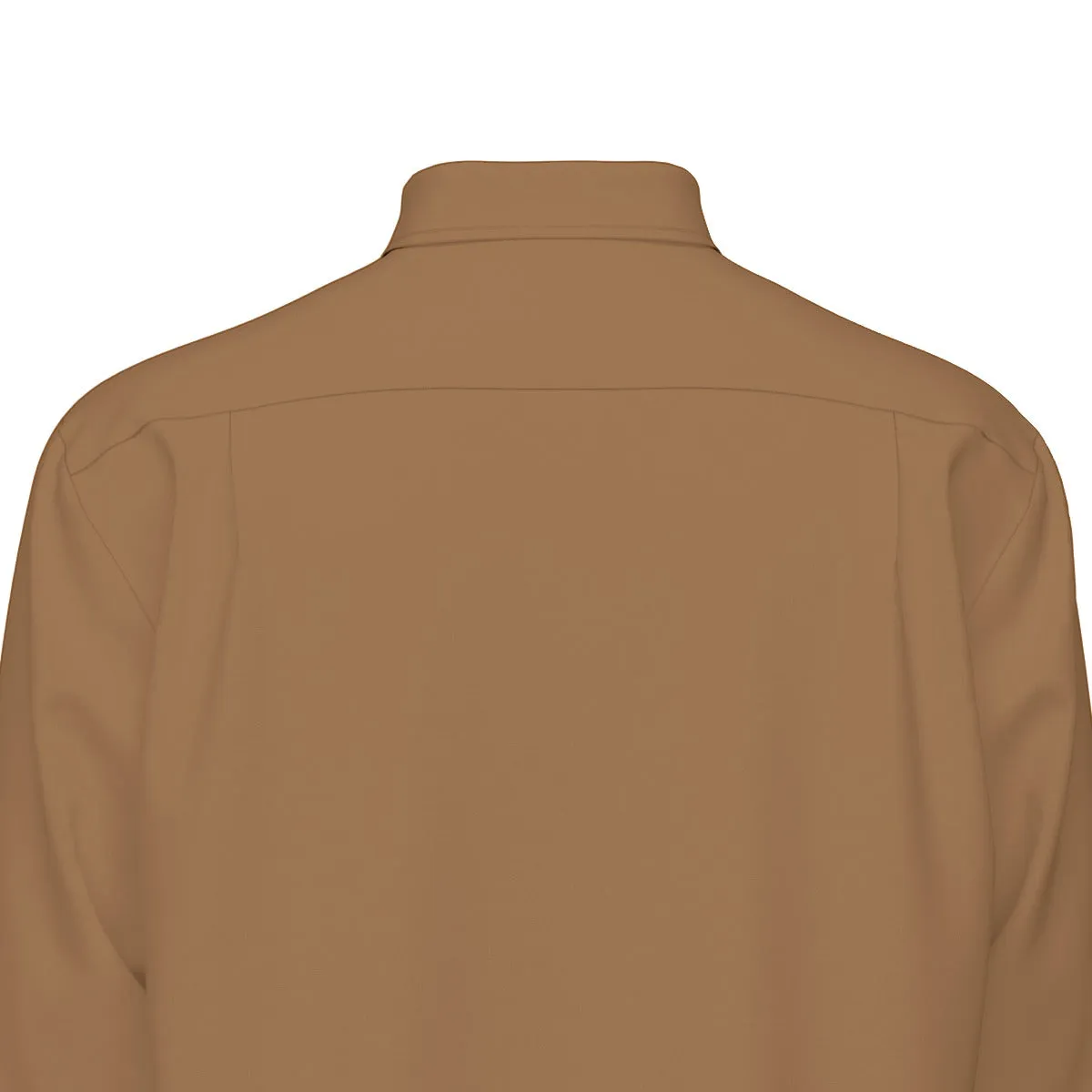 Sixty Eight 93 Logo White Chocolate Men's Cotton Long Sleeve Shirt
