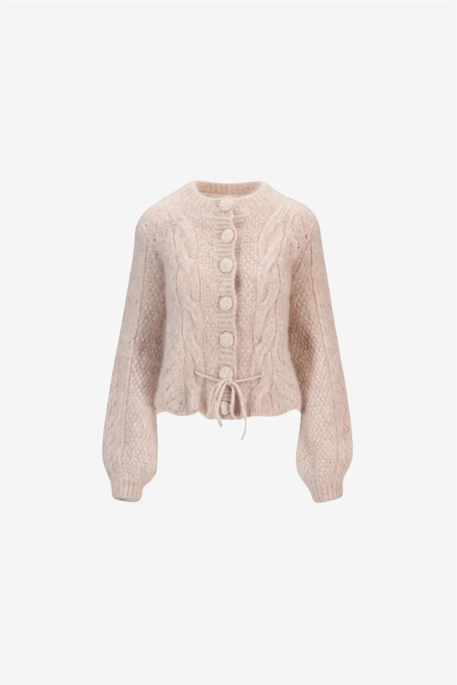 Sophia Chunky Cardigan Beige Melange