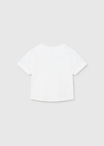 S/s combined linen shirt for baby