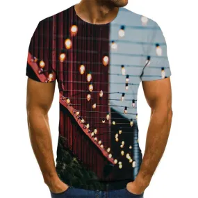 street lighting tshirts tee top festival Cool men art costume Christmas