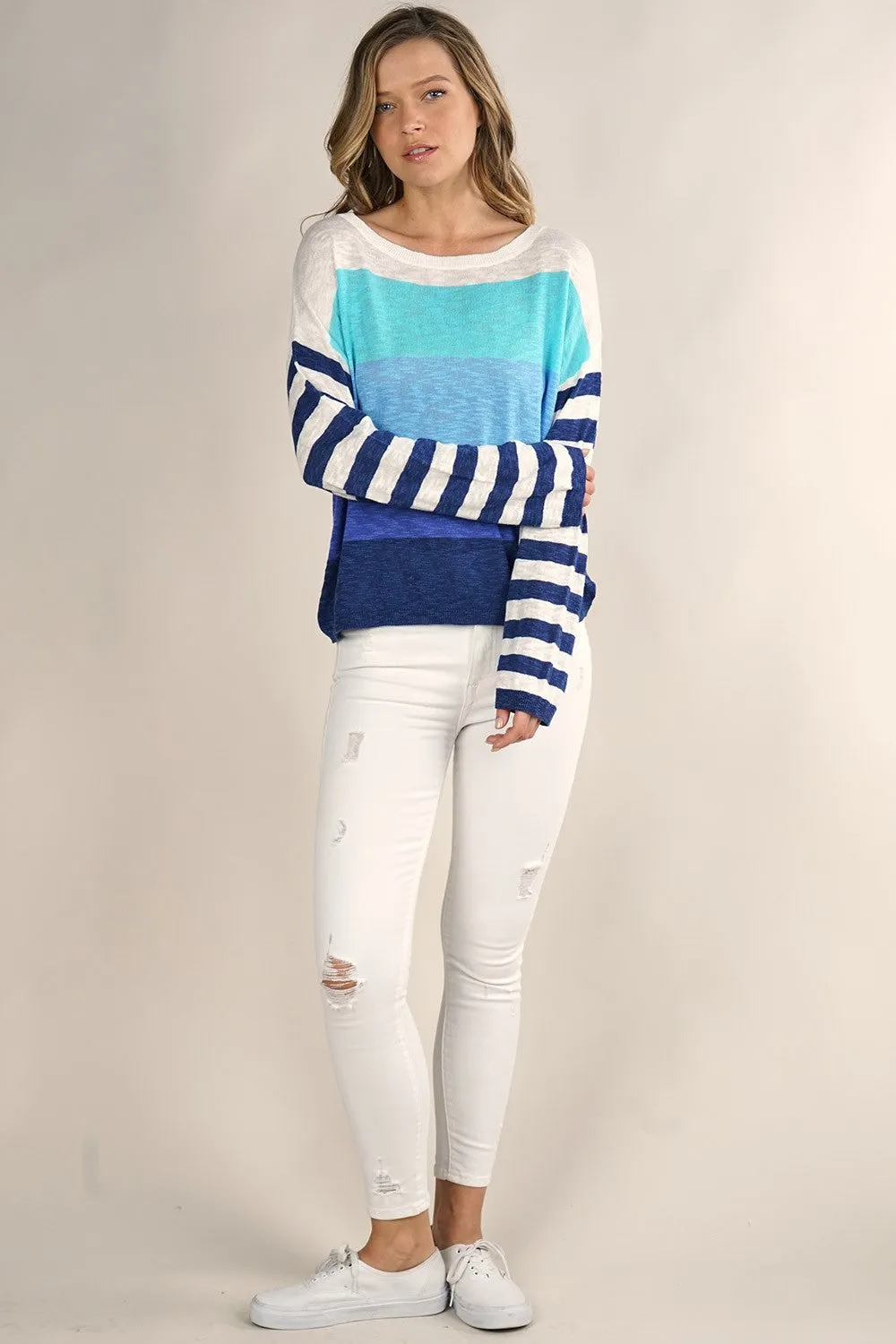 Striped Pullover Sweater