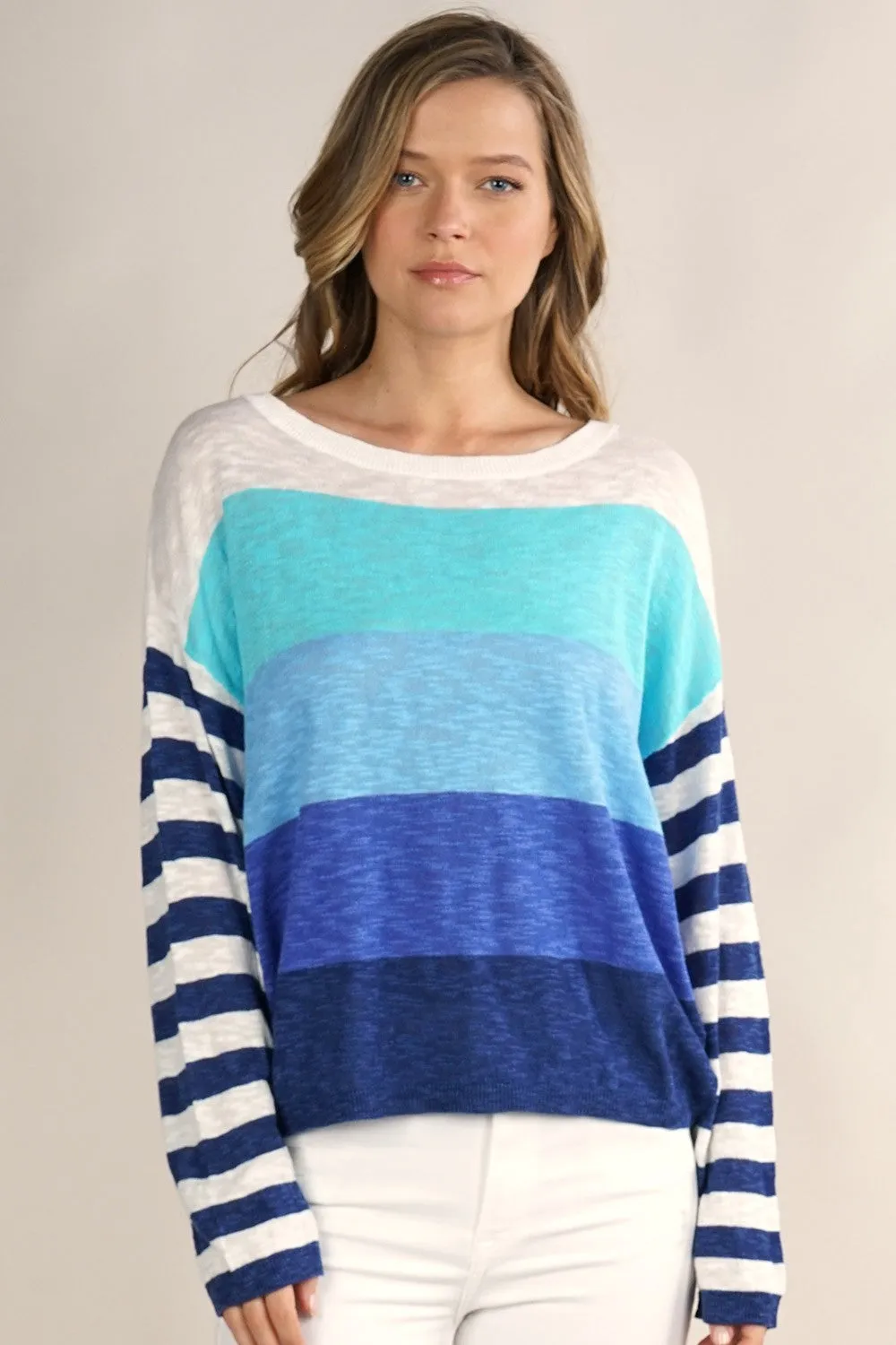Striped Pullover Sweater