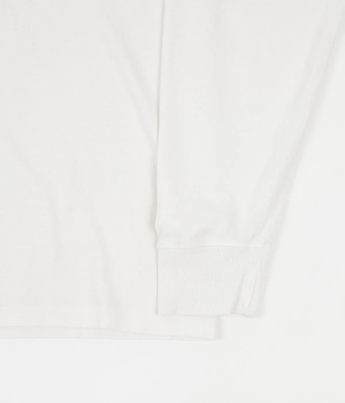 Stussy Classic Dot Pigment Dyed Long Sleeve T-Shirt - Natural