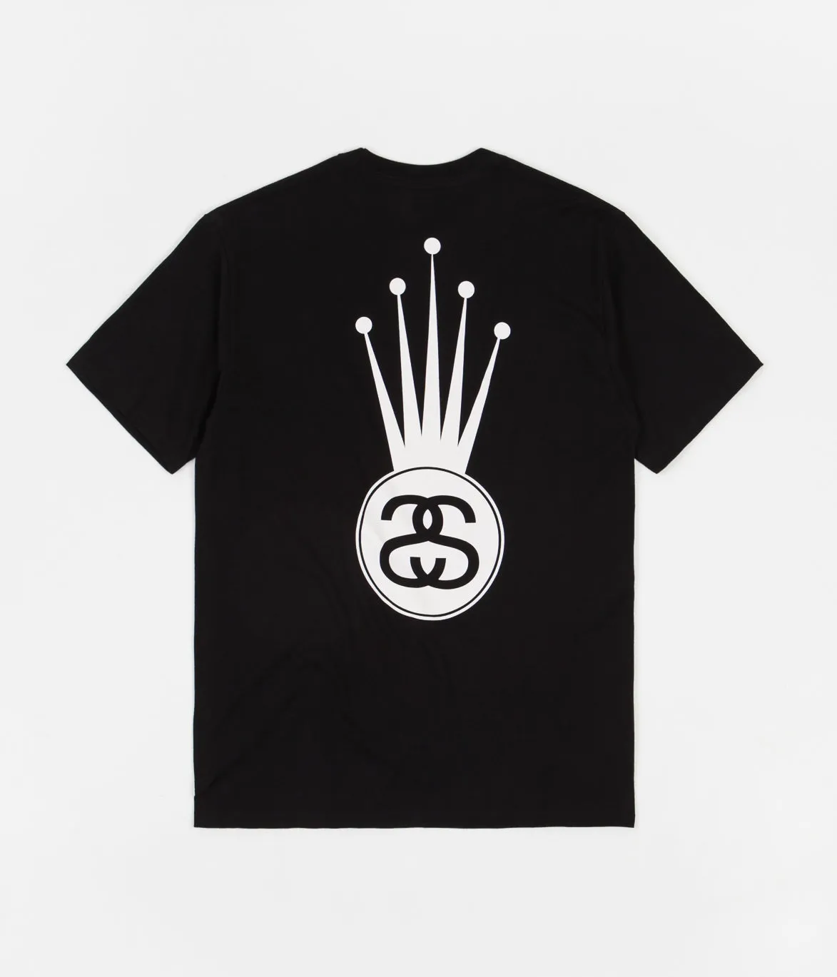 Stussy Crown Link T-Shirt - Black