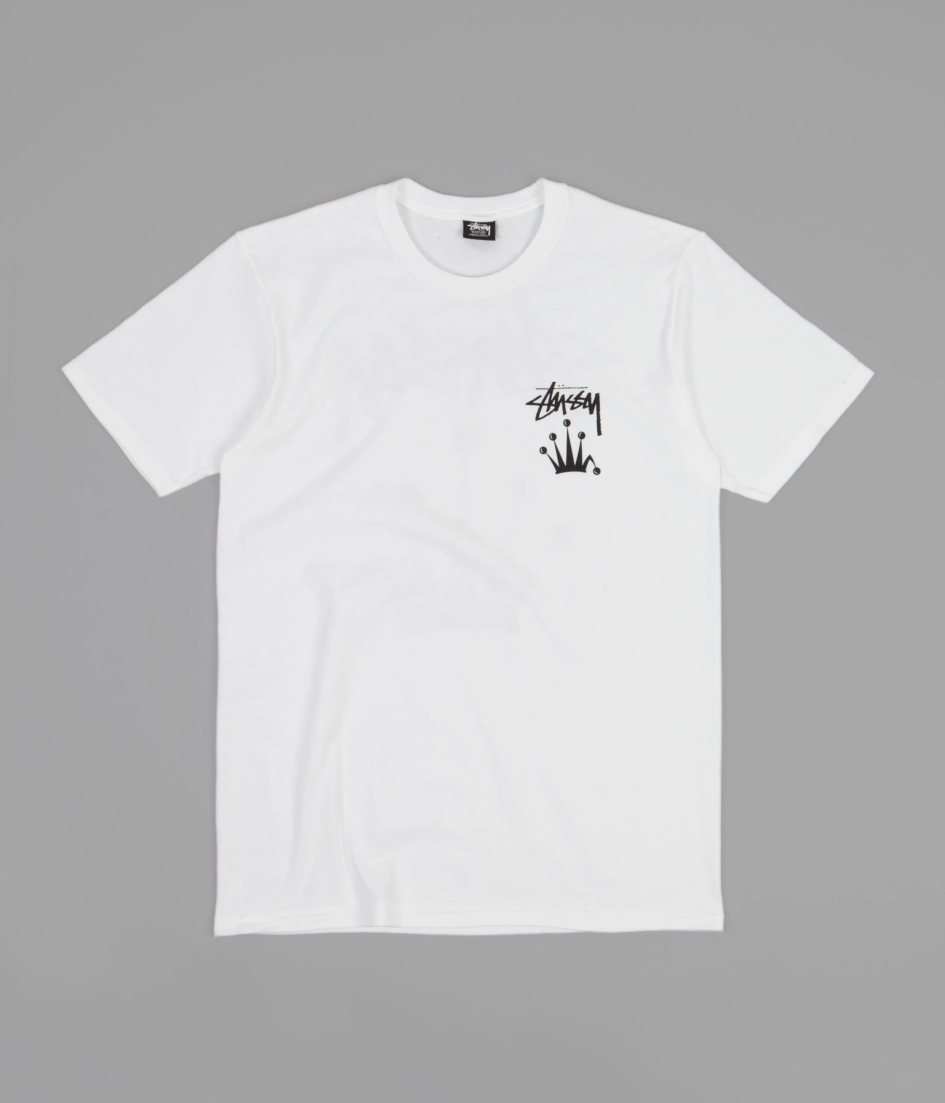 Stussy Stock Crown T-Shirt - White