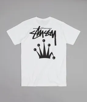 Stussy Stock Crown T-Shirt - White