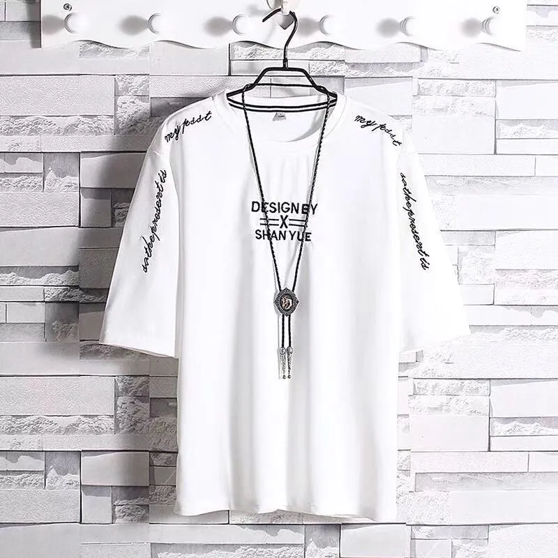 Summer Korean Hip Hop Tshirt Streetwear Tops Casual Oversized Zipper T-shirt Men&#39;s Clothing Cool Loose Punk Japan T Shirts Male