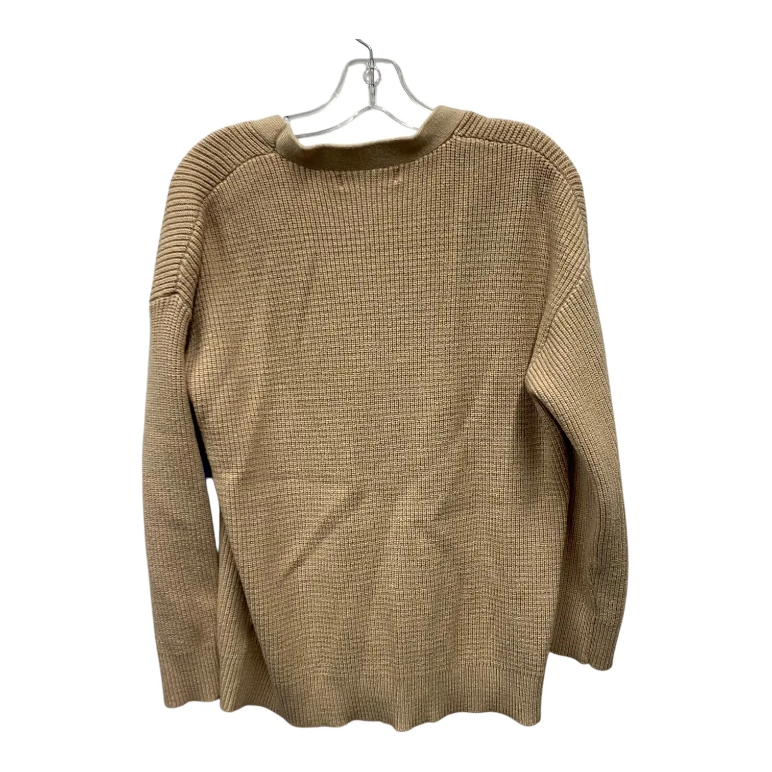 Sweater Cardigan By Cme In Tan, Size:M