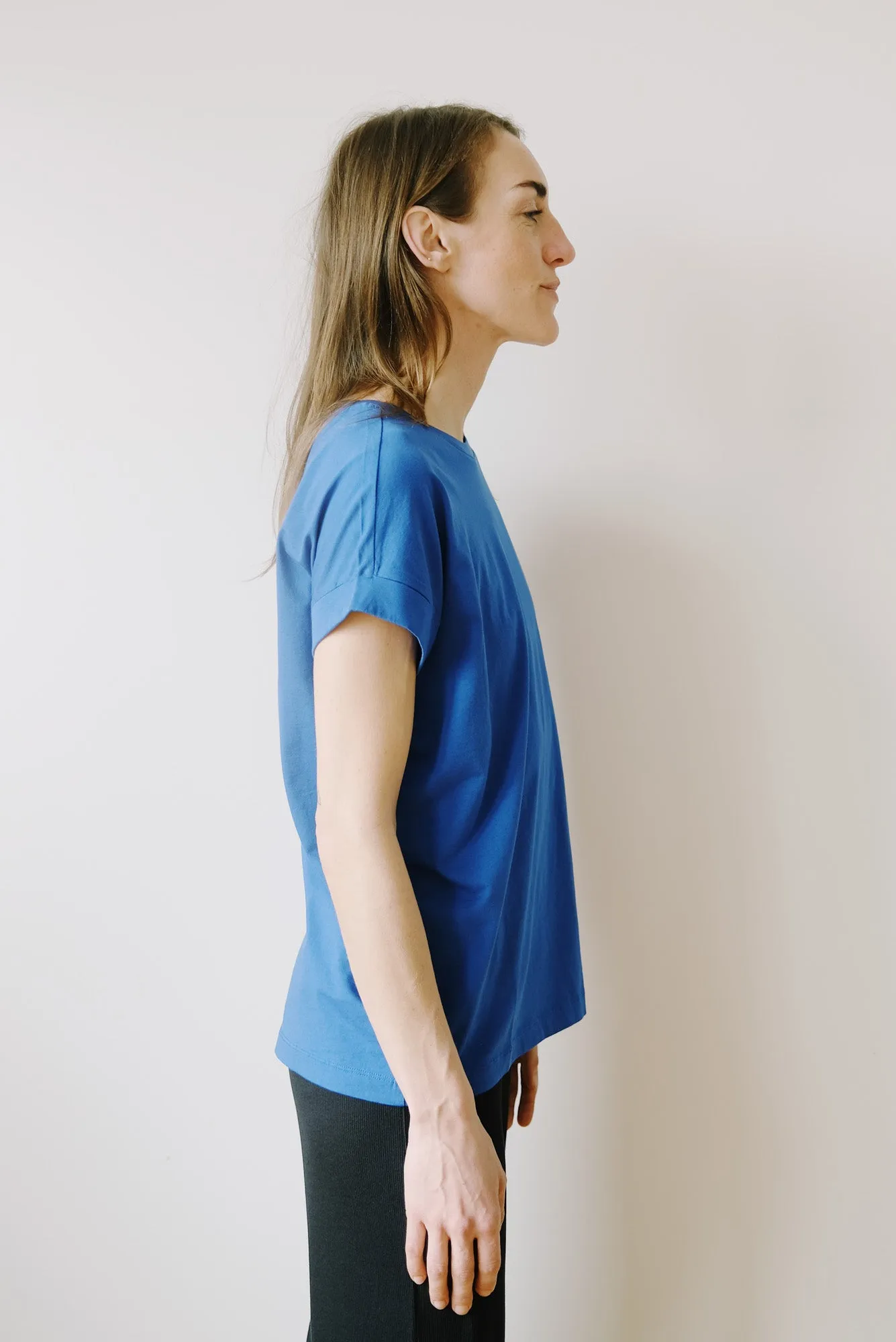 t-shirt - idaara - dynamo blue