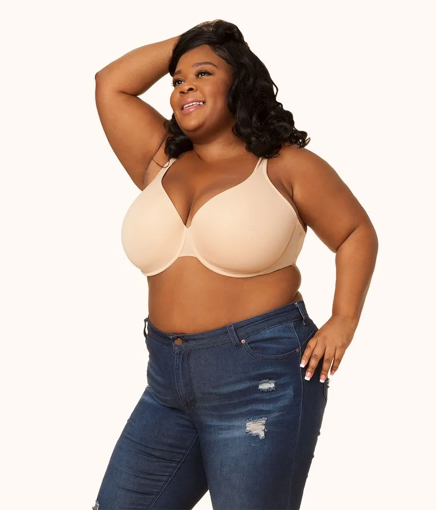 The Full Support T-Shirt Bra: Toasted Almond