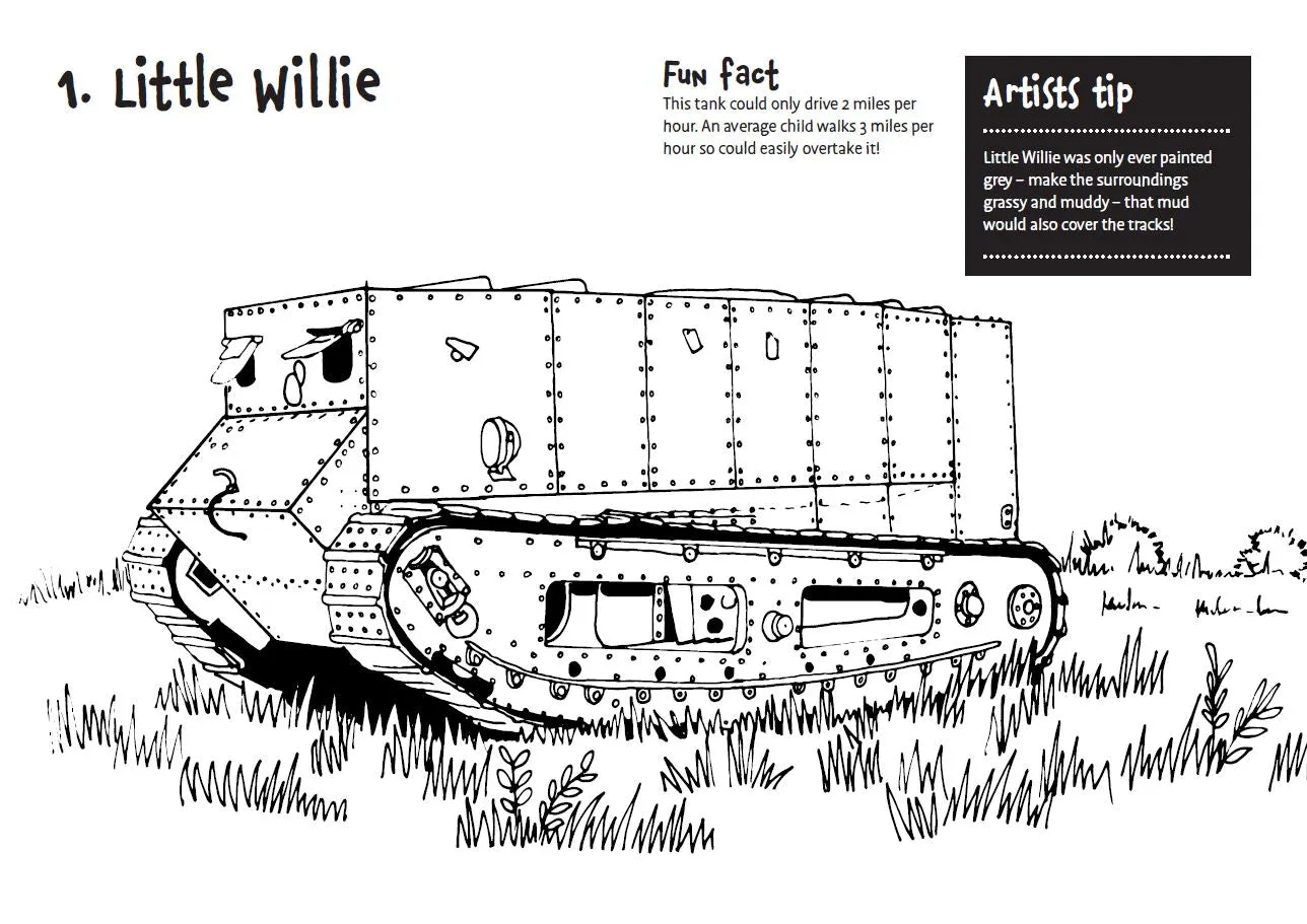 The Tank Museum Colouring Book