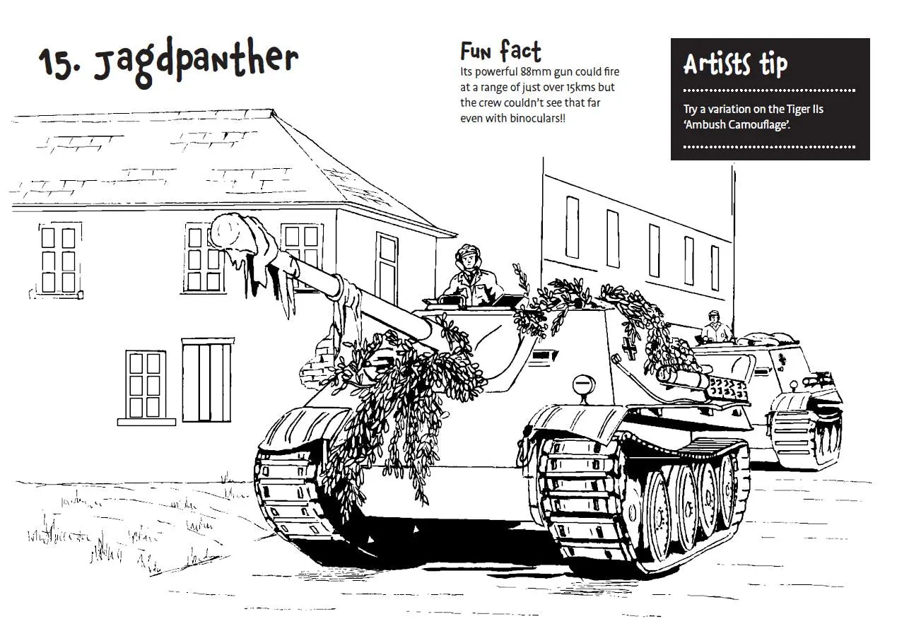 The Tank Museum Colouring Book