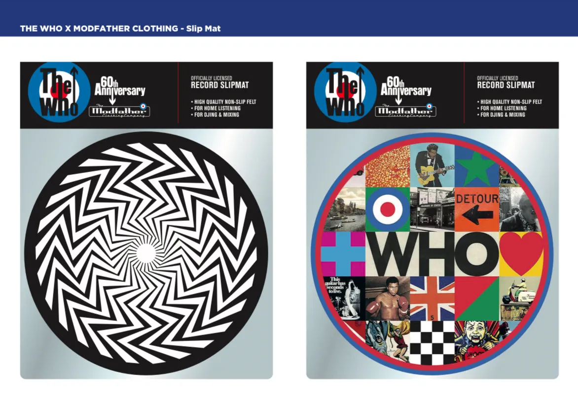 The Who x Modfather Clothing - Exclusive Spiral - Slipmat