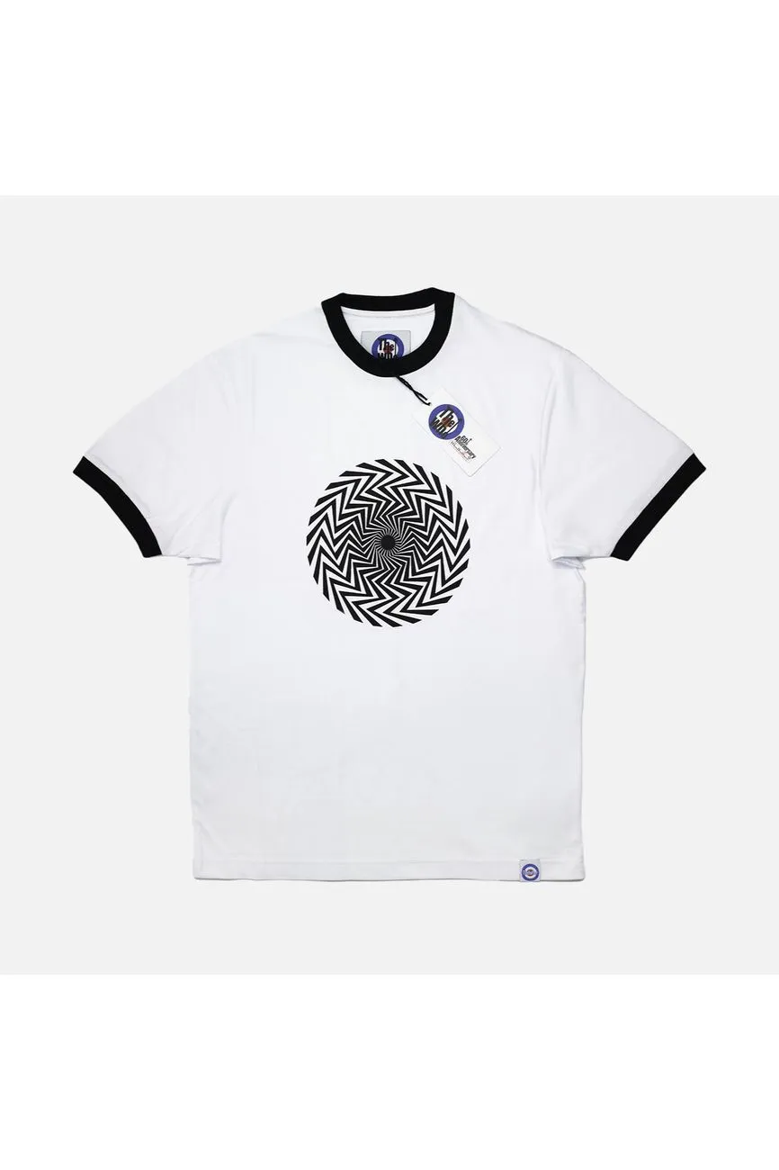 The Who x Modfather Clothing - TW/3013 Exclusive Black Spiral Ecru - T-Shirt