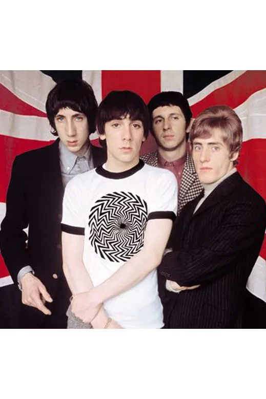 The Who x Modfather Clothing - TW/3013 Exclusive Black Spiral Ecru - T-Shirt