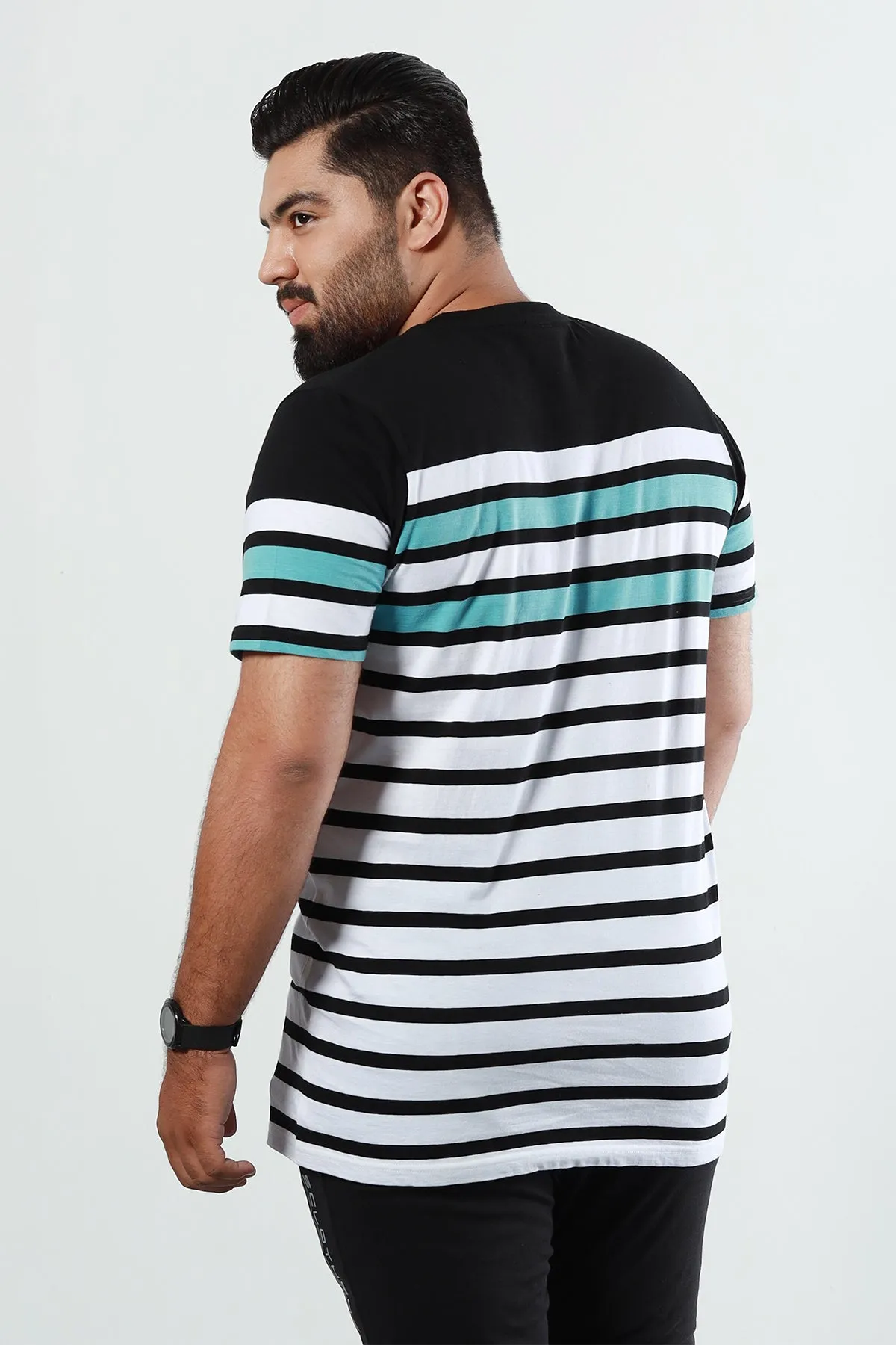 Topaz Tri-Color T-Shirt (Plus Size) - P22 - MT0142P