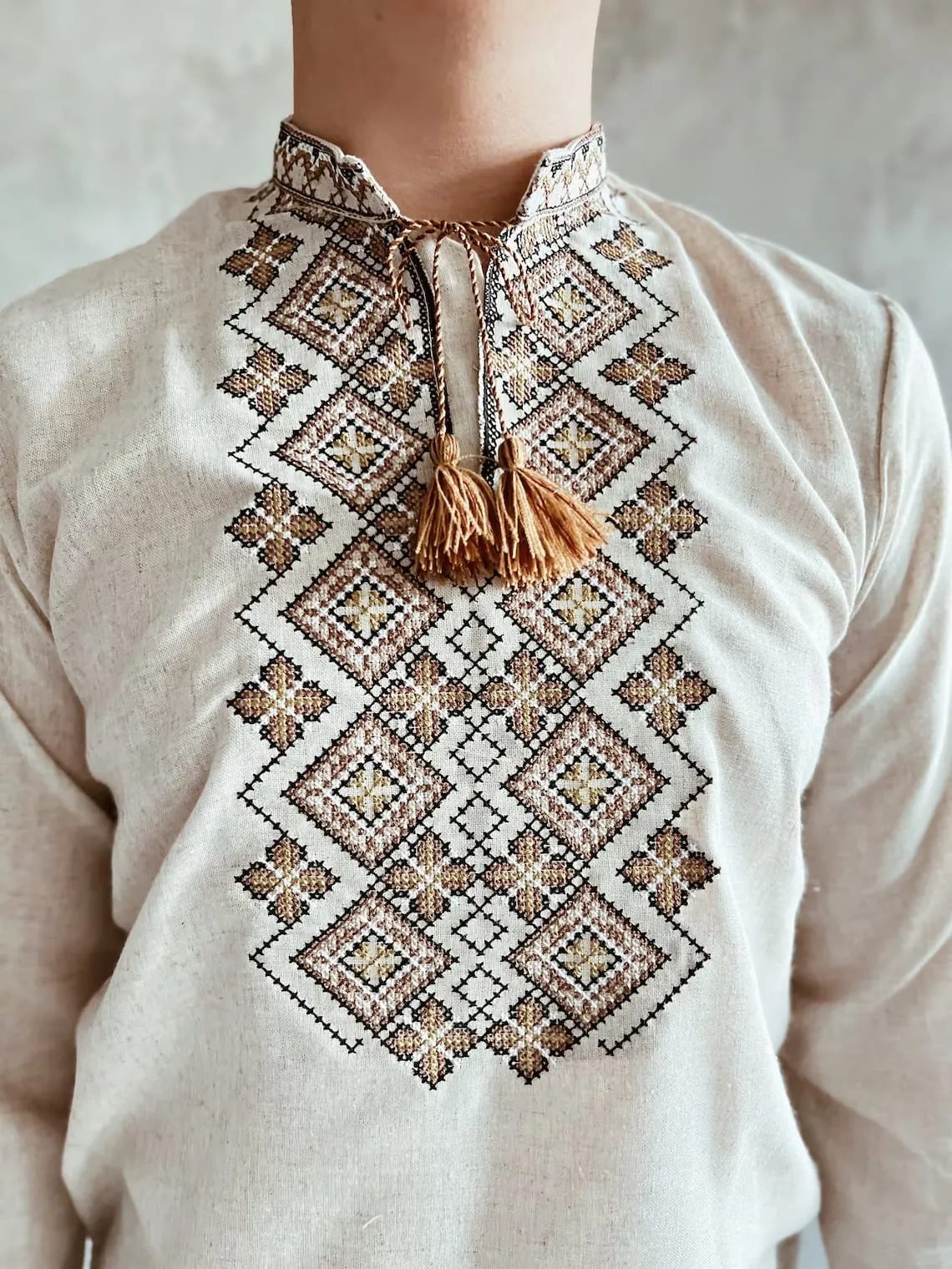Traditional Ukrainian Shirt for Men