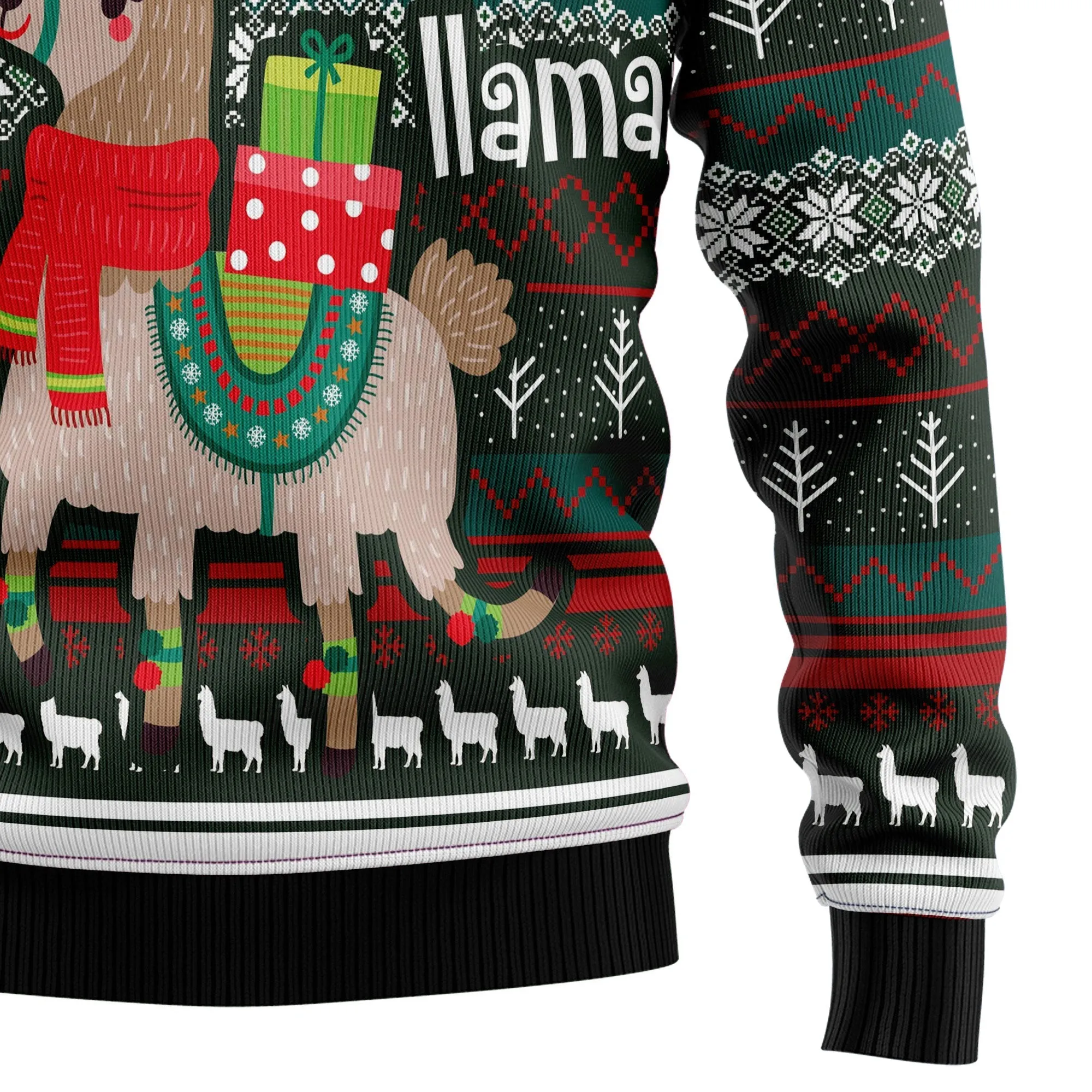 Ugly Christmas Sweater JulesRoche All-Over Print Winter Pullover
